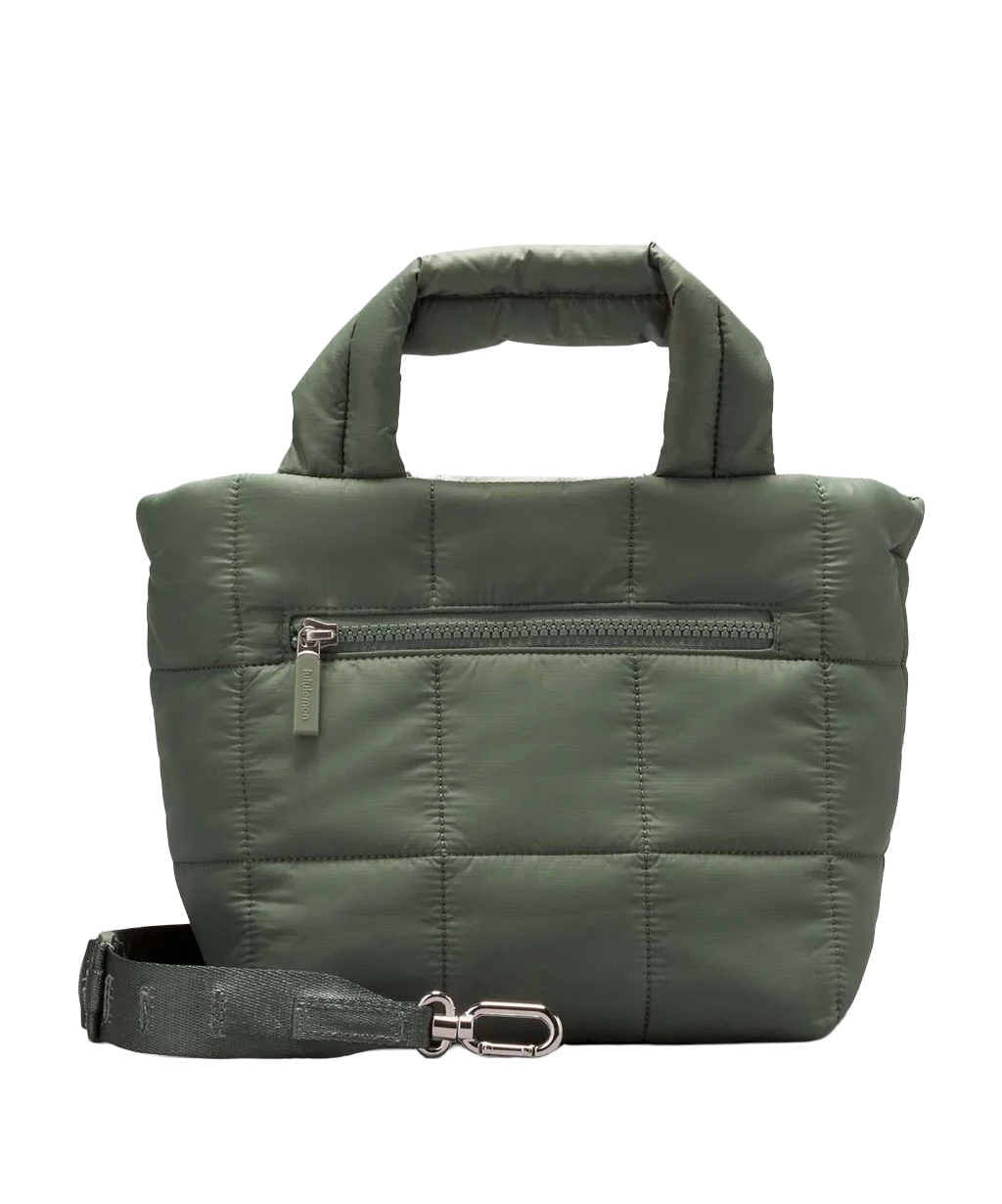 Lululemon Quilted Grid Tote Mini Grey Eucalyptus 5L