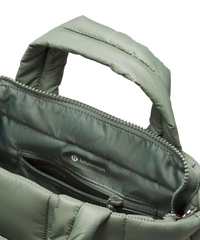 Lululemon Quilted Grid Tote Mini Grey Eucalyptus 5L