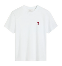 Ami Paris Ami De Coeur Classic Fit T-Shirt White/Red