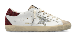 Golden Goose Super-Star Boardeaux Silver Glitter (W)