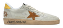 Golden Goose Ballstar Ivory Brown Yellow