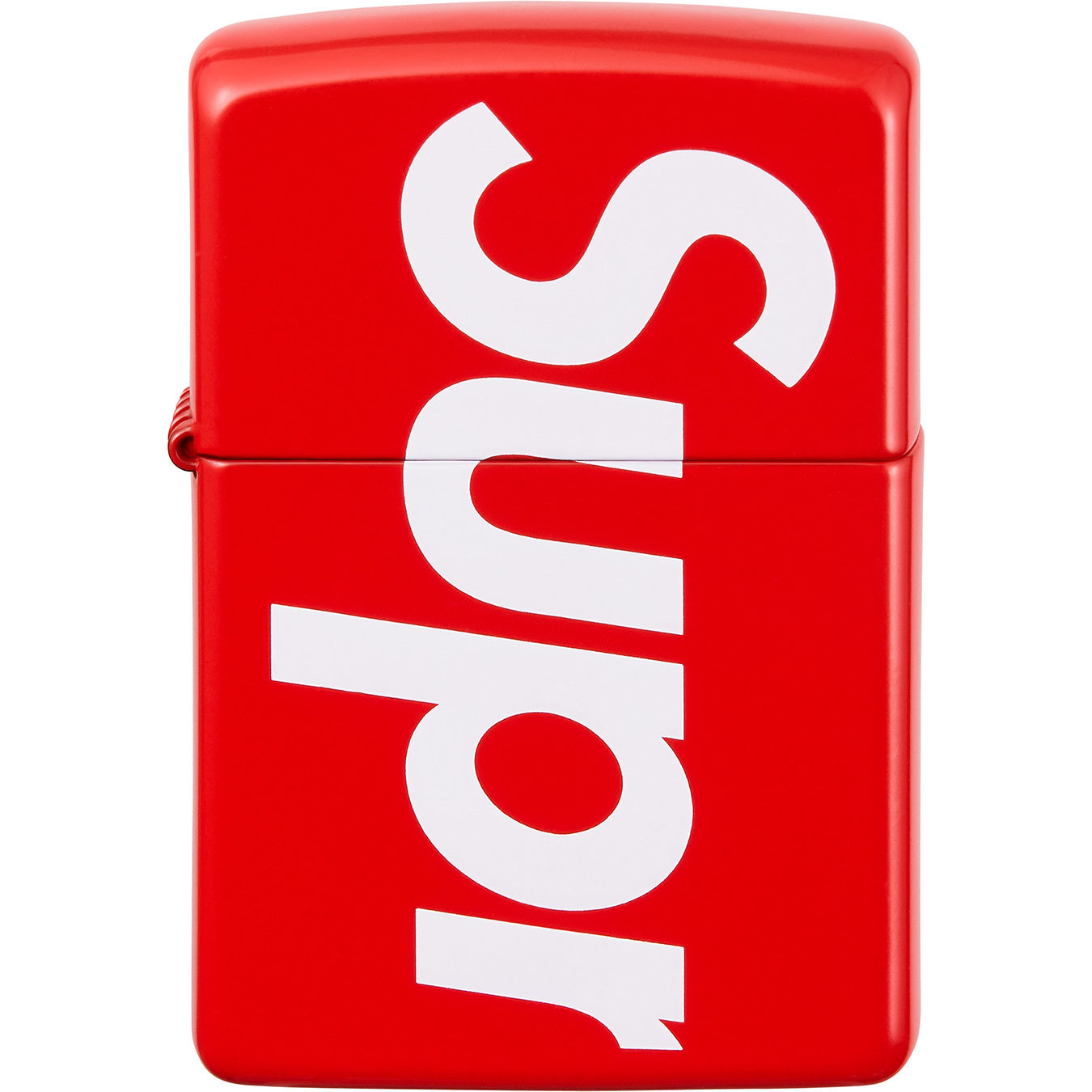 Supreme Logo Zippo Red