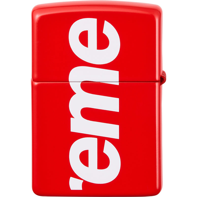 Supreme Logo Zippo Red