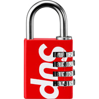 Supreme Masterlock Numeric Lock Red