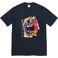 Supreme Stack Tee Navy