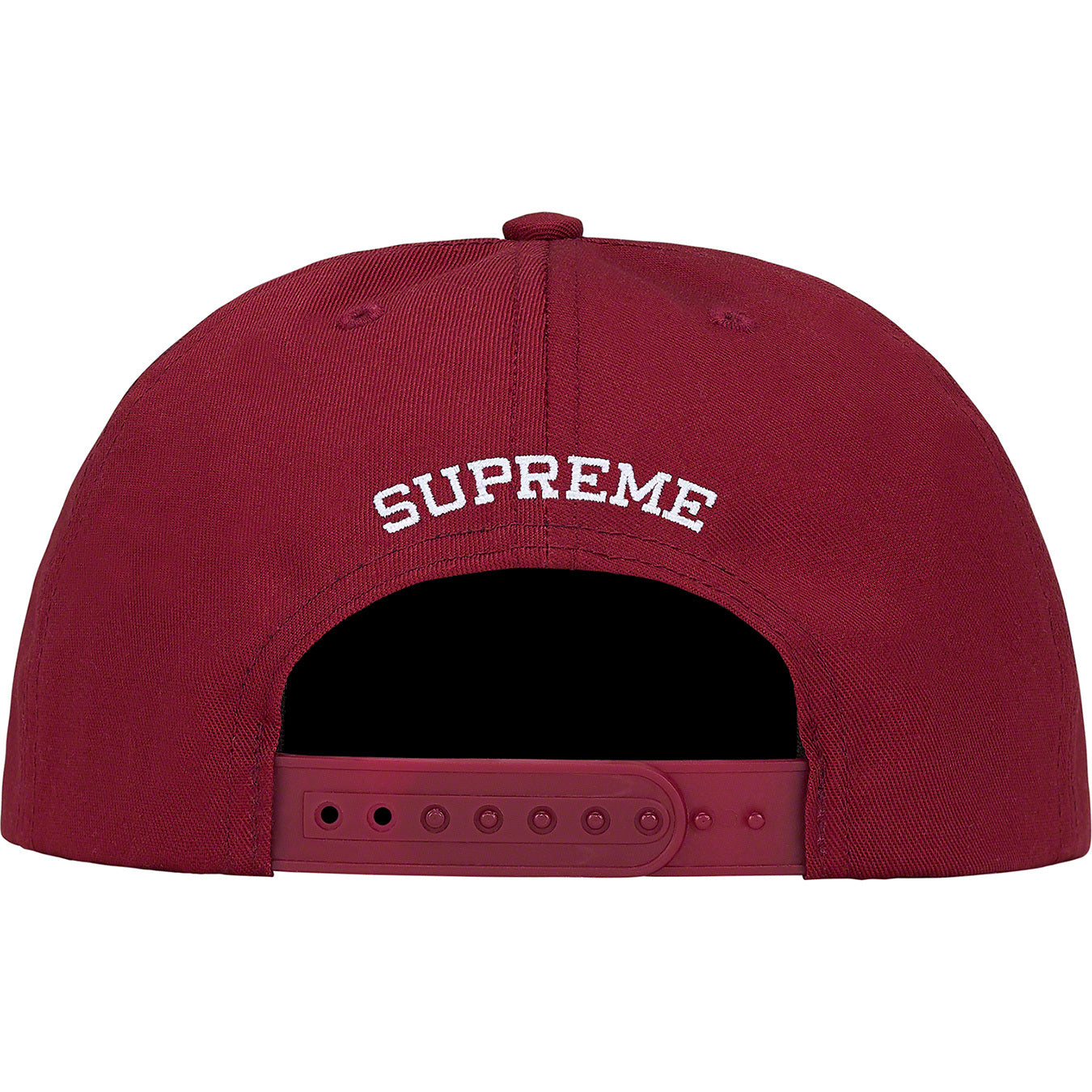 Supreme Shattered Logo 5-Panel Cardinal