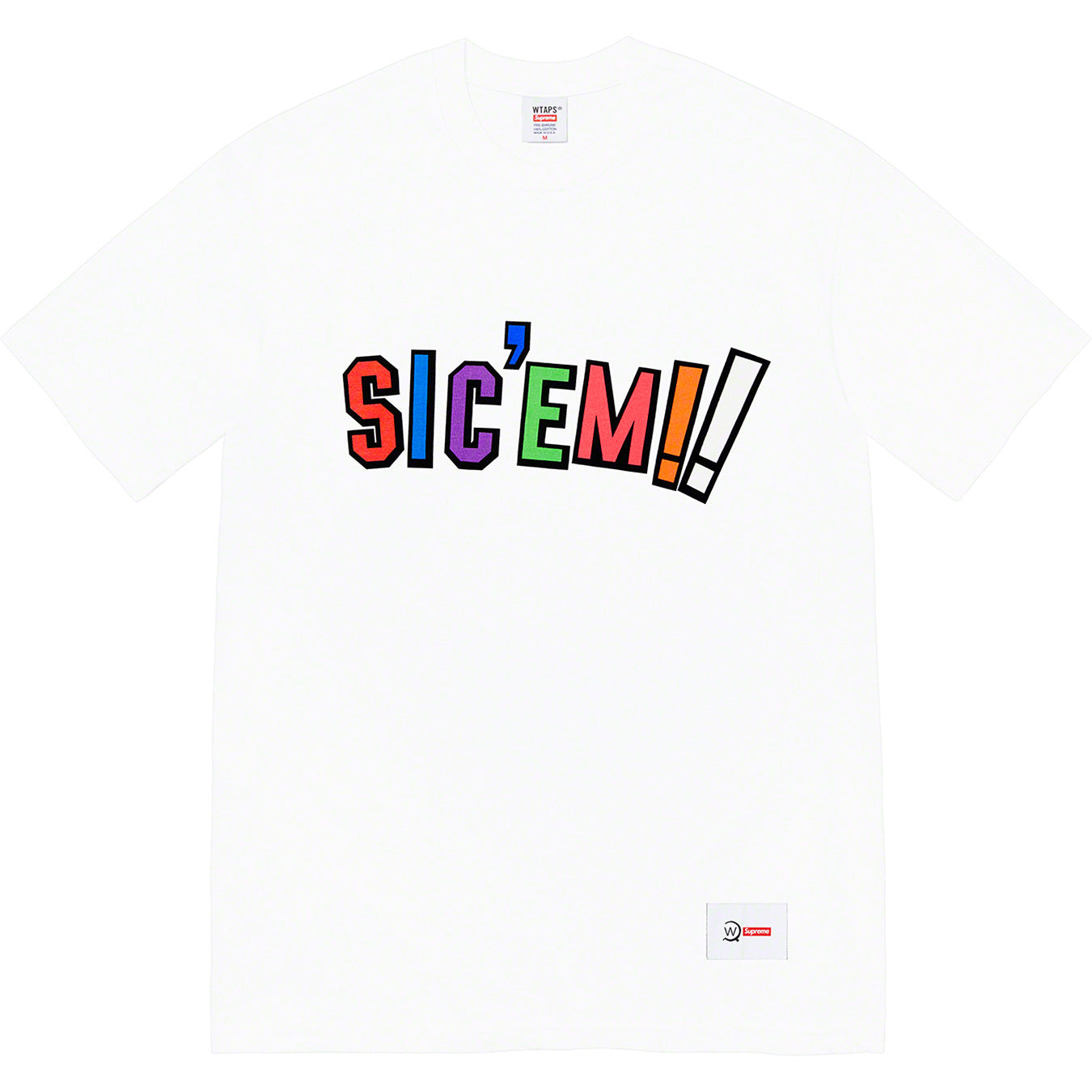 Supreme WTAPS Sic'em! Tee White