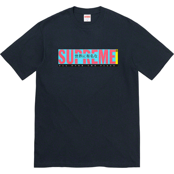 Supreme All Over Tee Navy