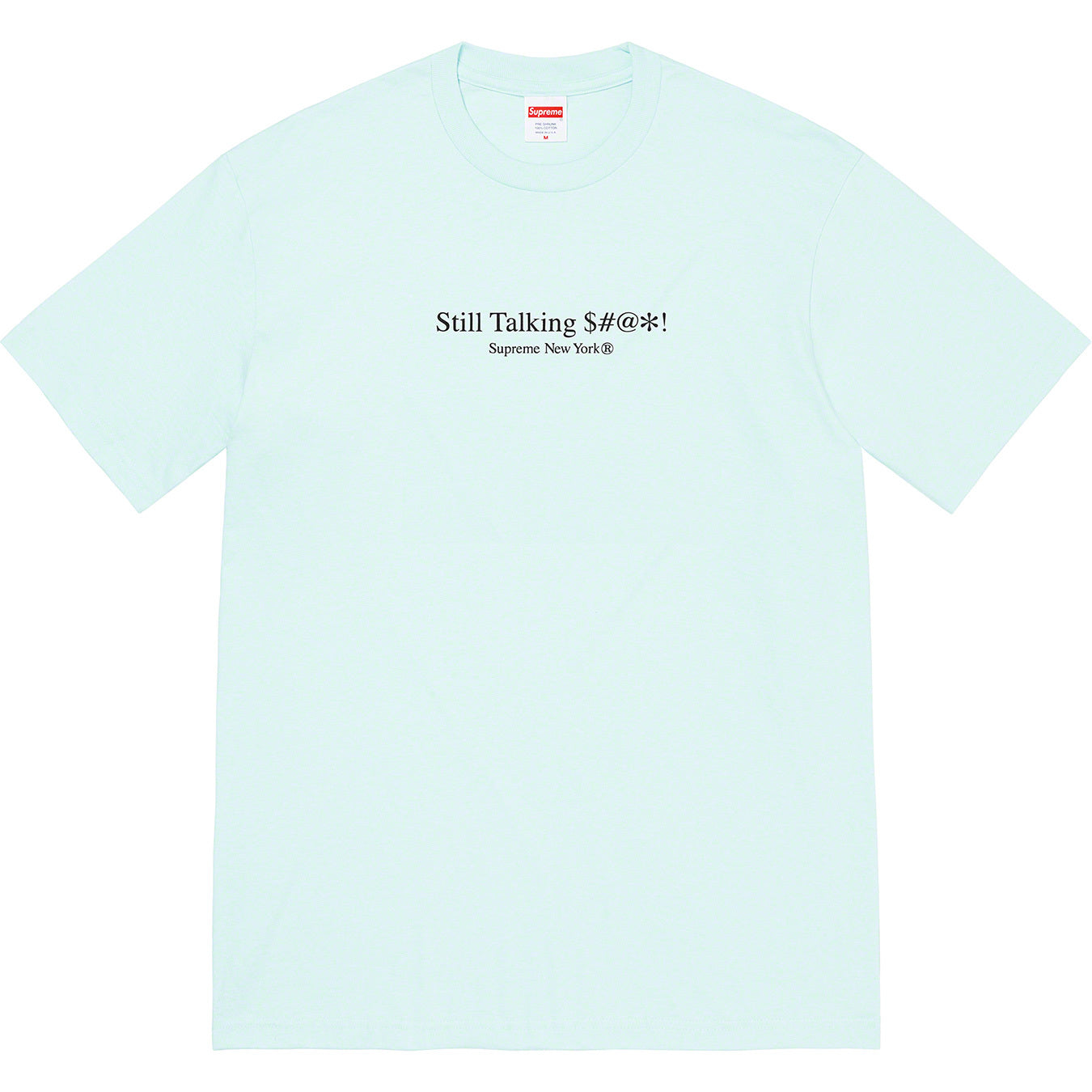 Supreme Still Talking Tee Pale Blue