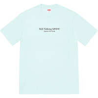 Supreme Still Talking Tee Pale Blue