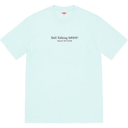 Supreme Still Talking Tee Pale Blue