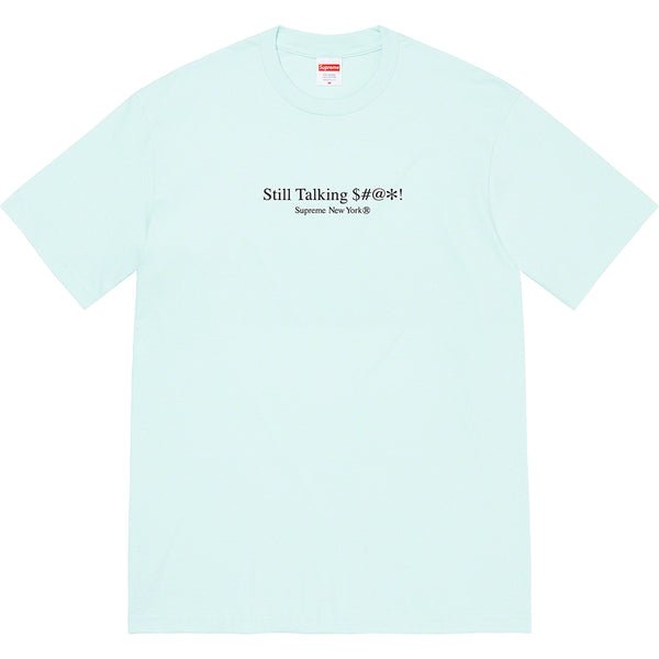 Supreme Still Talking Tee Pale Blue