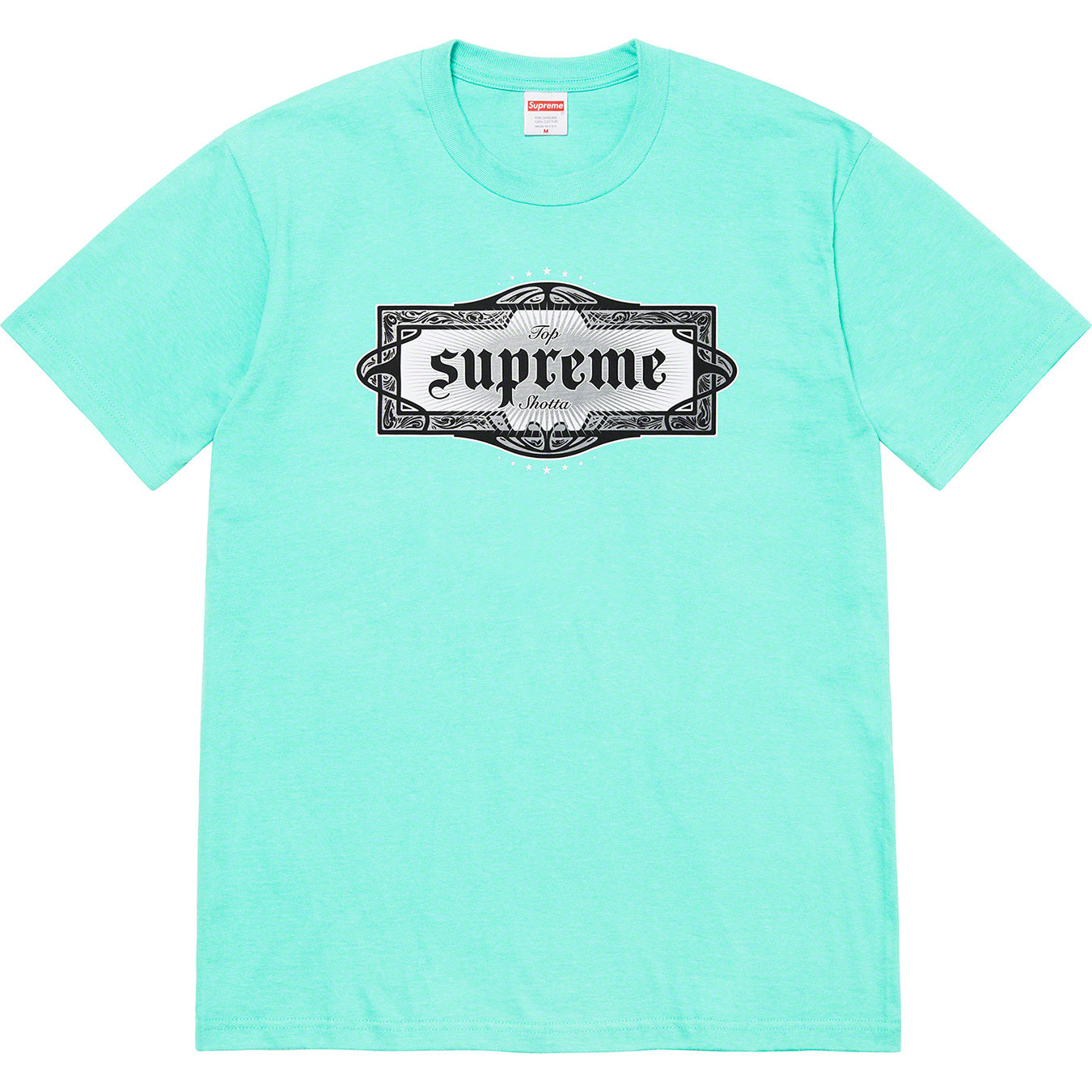 Supreme Top Shotta Tee Teal