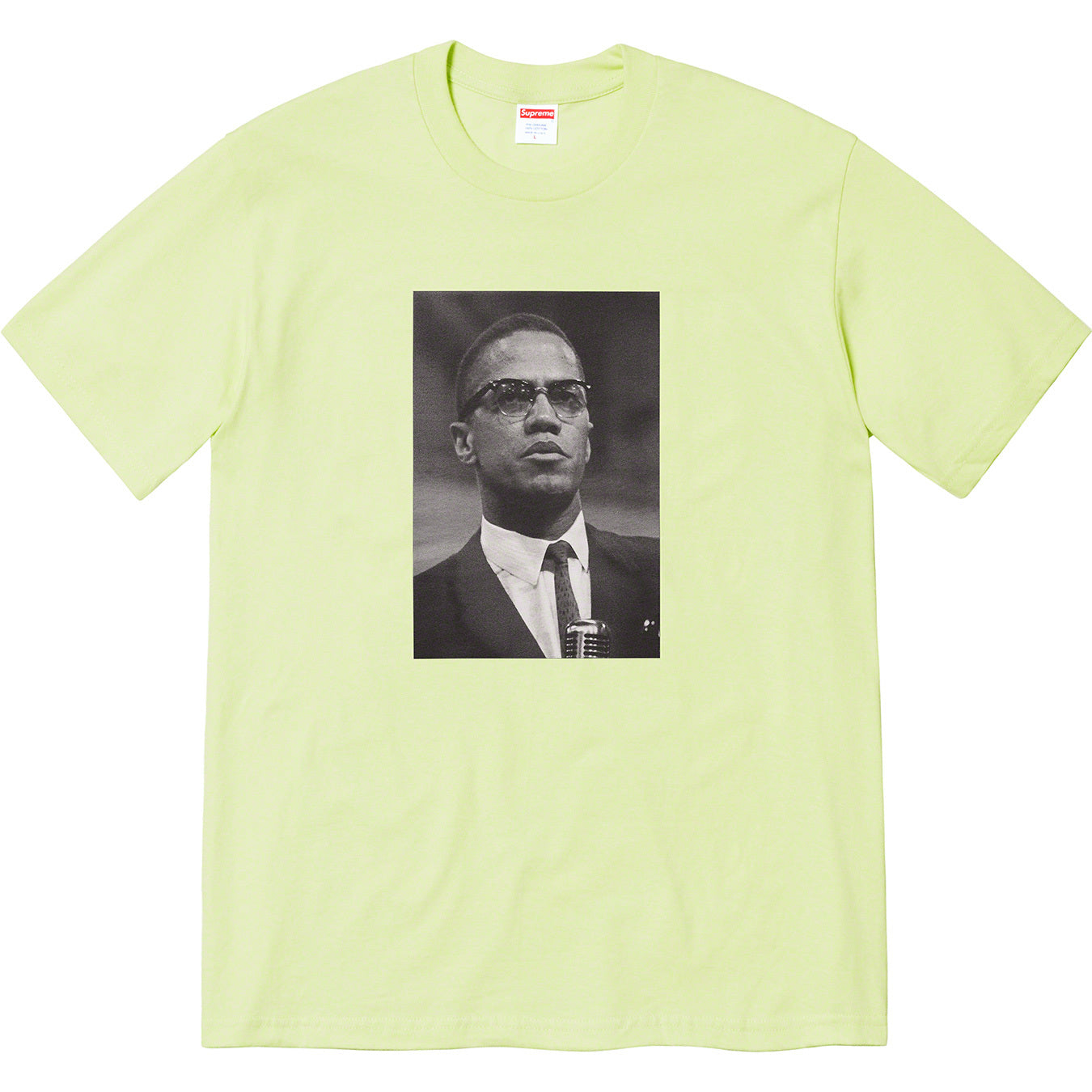 Supreme Roy DeCarava Malcolm X Tee Pale Mint