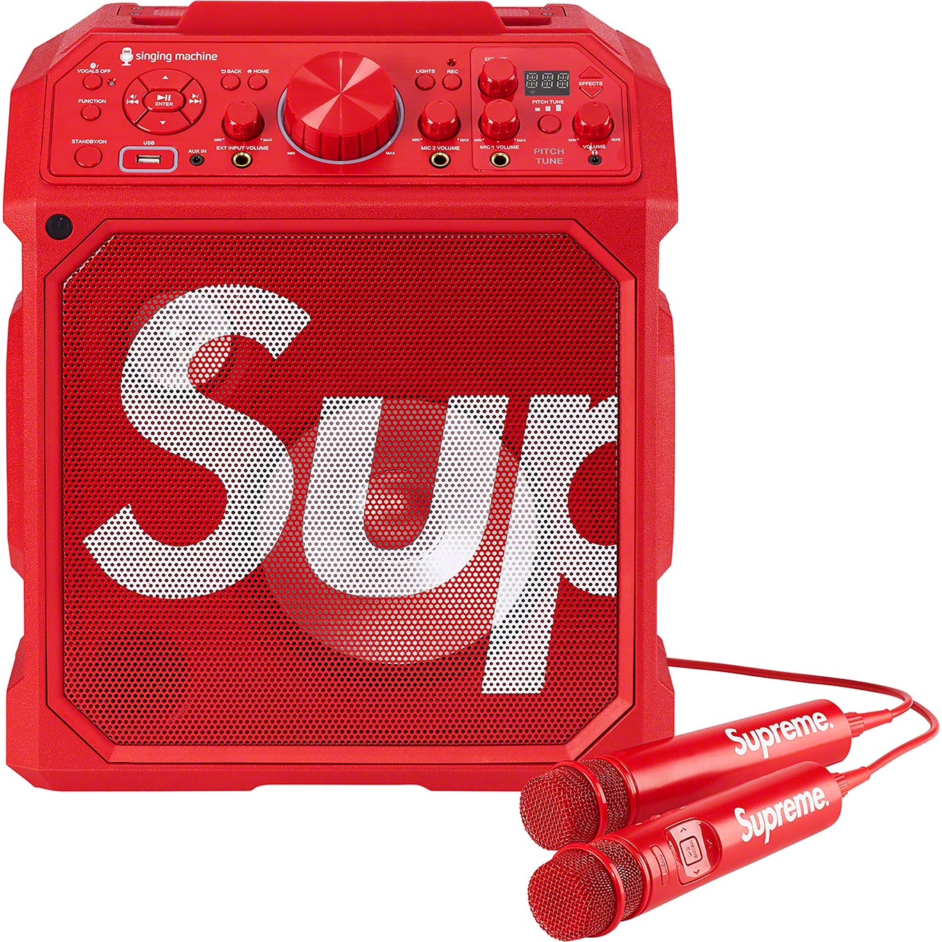 Supreme Singing Machine Red