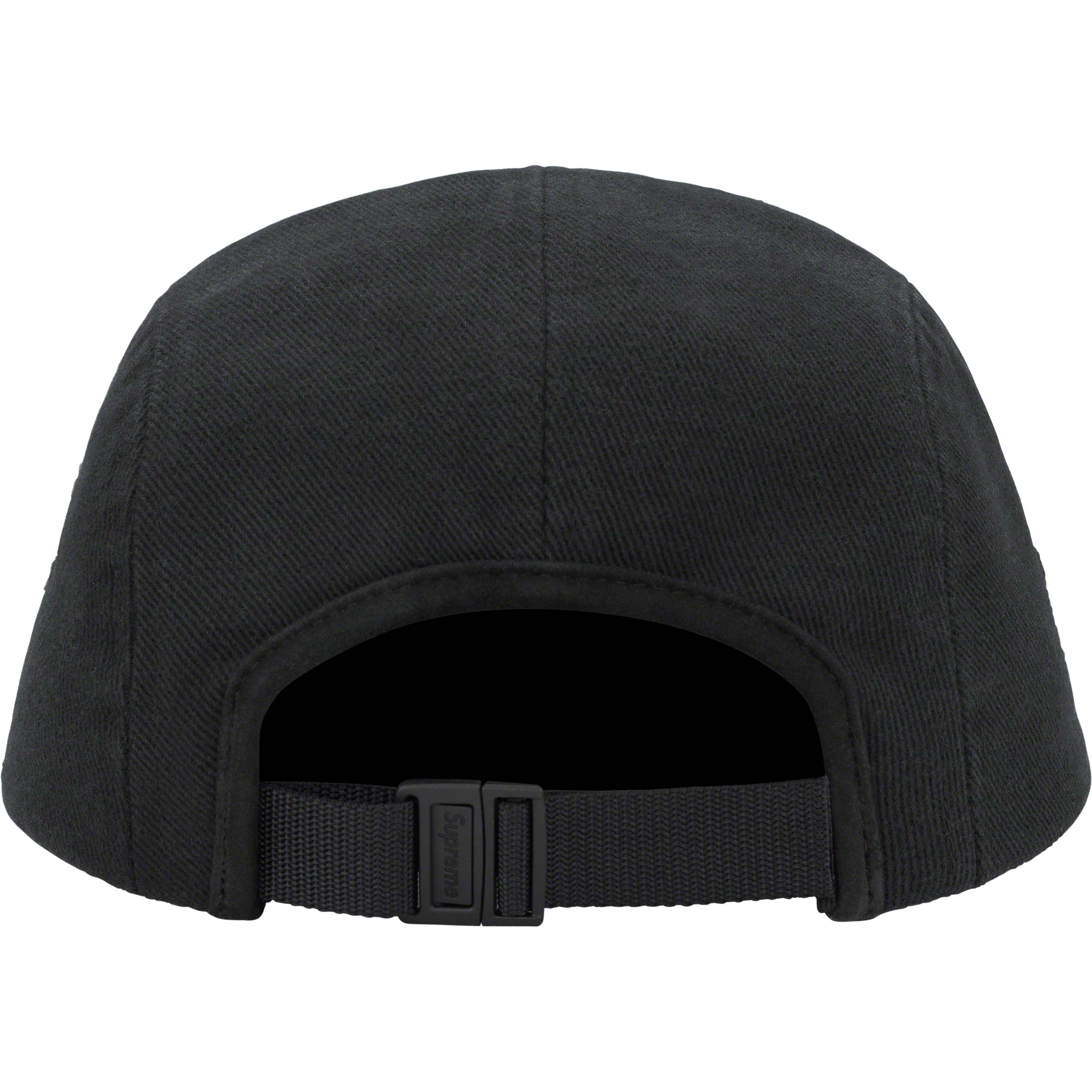 Supreme Suede Visor Camp Cap Black