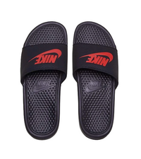 Nike benassi jdi black challenge red