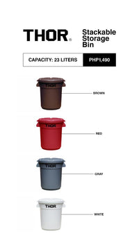 THOR Stackable Storage Bin 23L