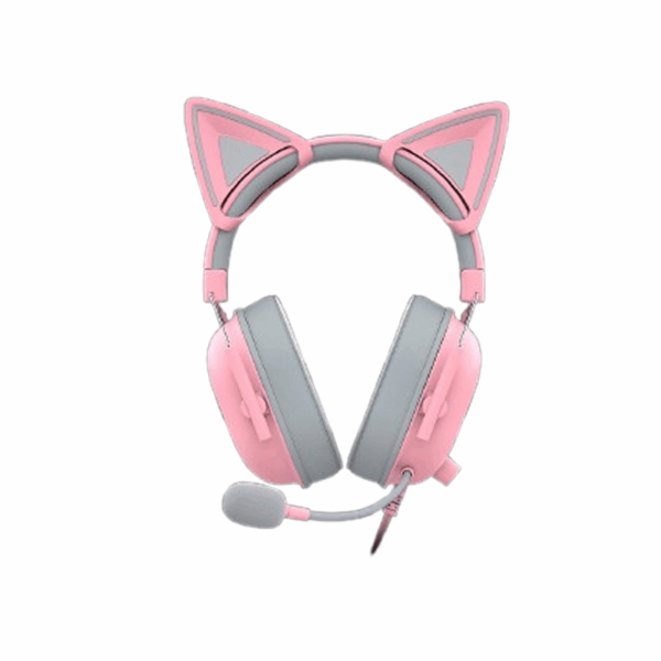 Razer Kitty Ears V2 Gaming Headset Accessory Clip-On Kitty Ears (Quartz Pink)