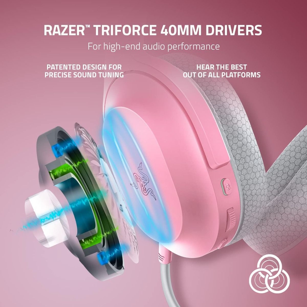 Razer Barracuda X (2022) Wireless Headset Quartz Pink