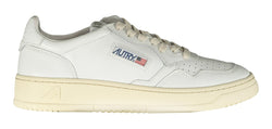 Autry Medalist Leather Low White (W)