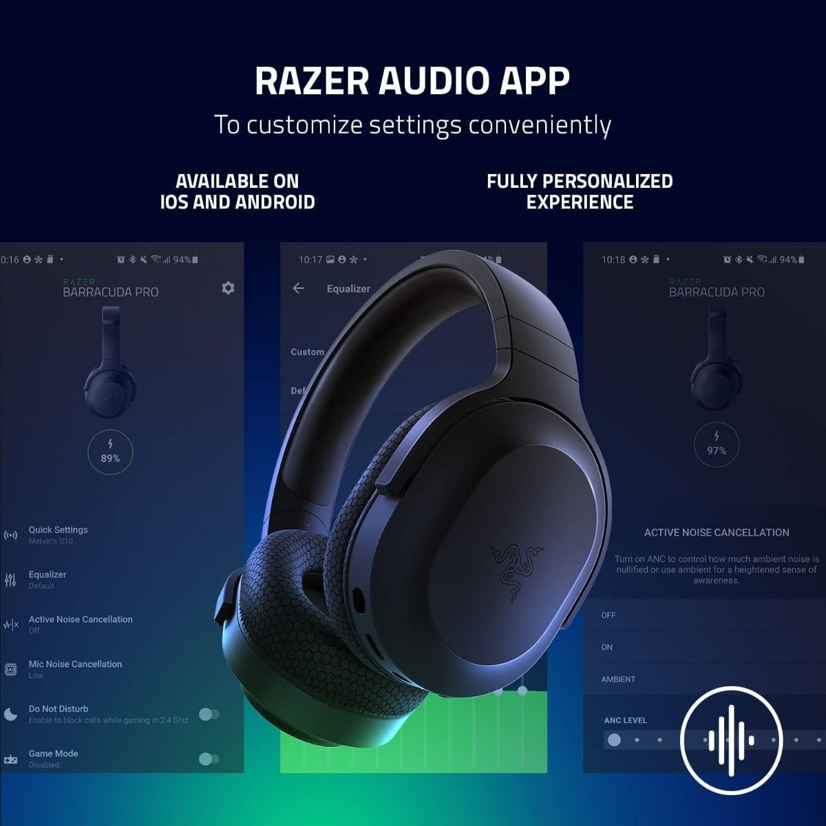 Razer Barracuda X (2022) Wireless Headset Black