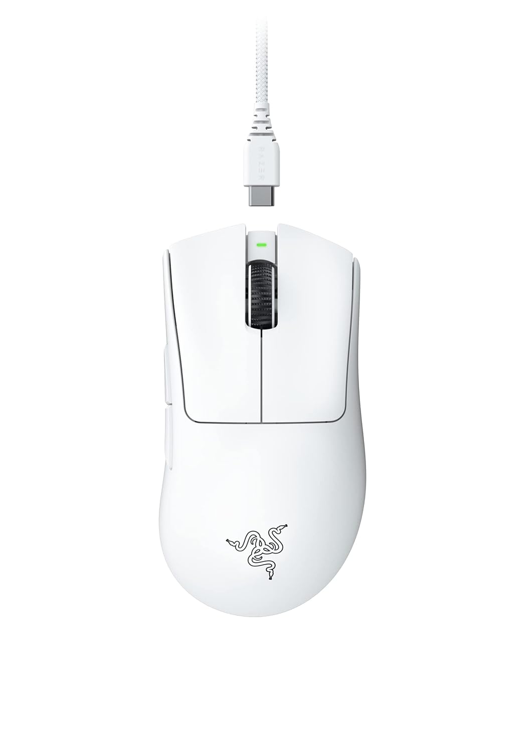 Razer DeathAdder V3 Pro Wireless Gaming Mouse- White