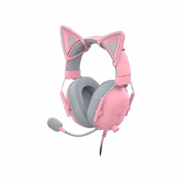 Razer Kitty Ears V2 Gaming Headset Accessory Clip-On Kitty Ears (Quartz Pink)