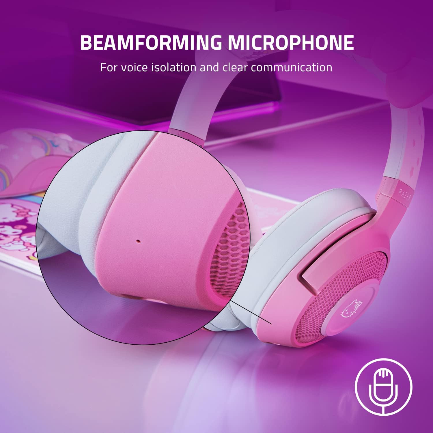 Razer Kraken BT Headset Hello Kitty and Friends Edition