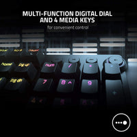 Razer Huntsman V2 - Optical Gaming Keyboard (Clicky Purple Switch)