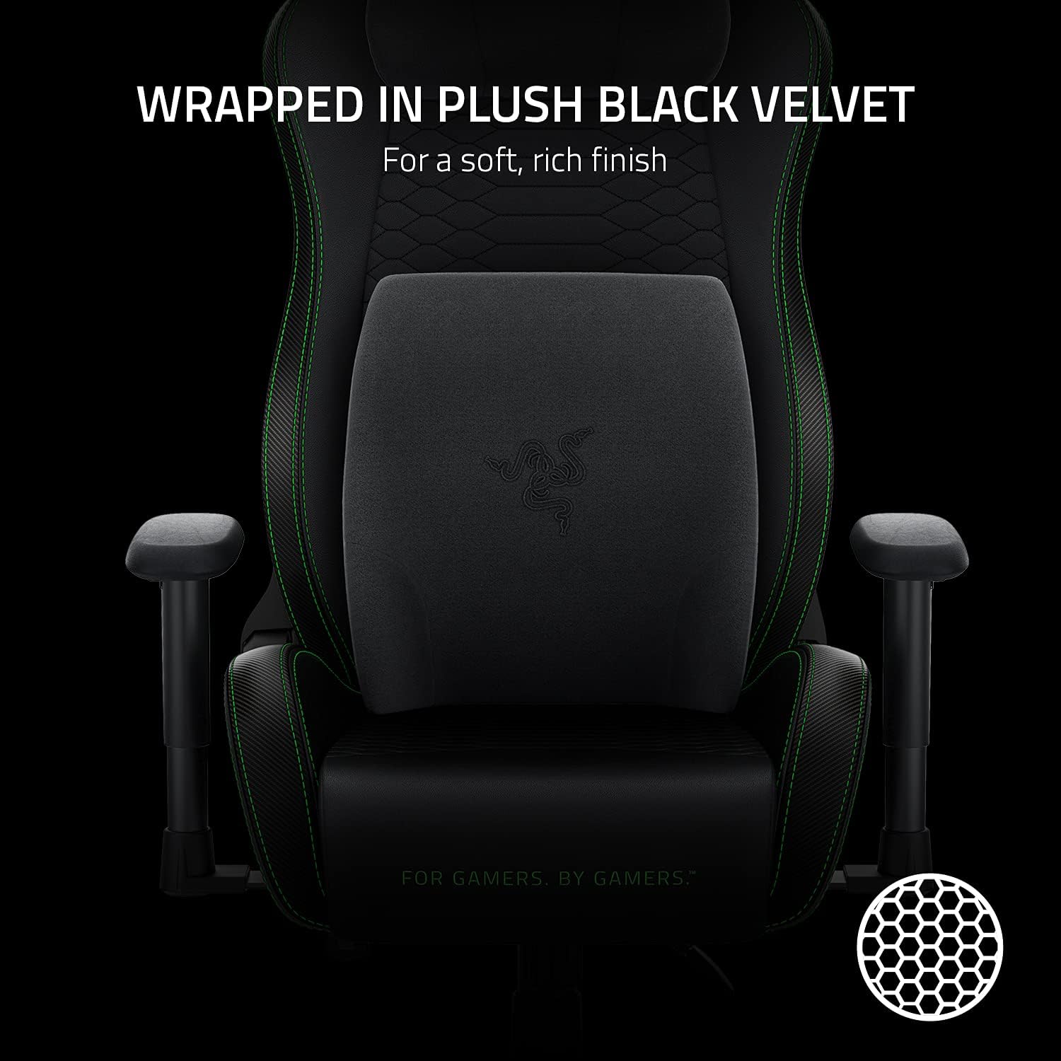 Razer Lumbar Cushion – Lumbar Support for Gaming Chairs