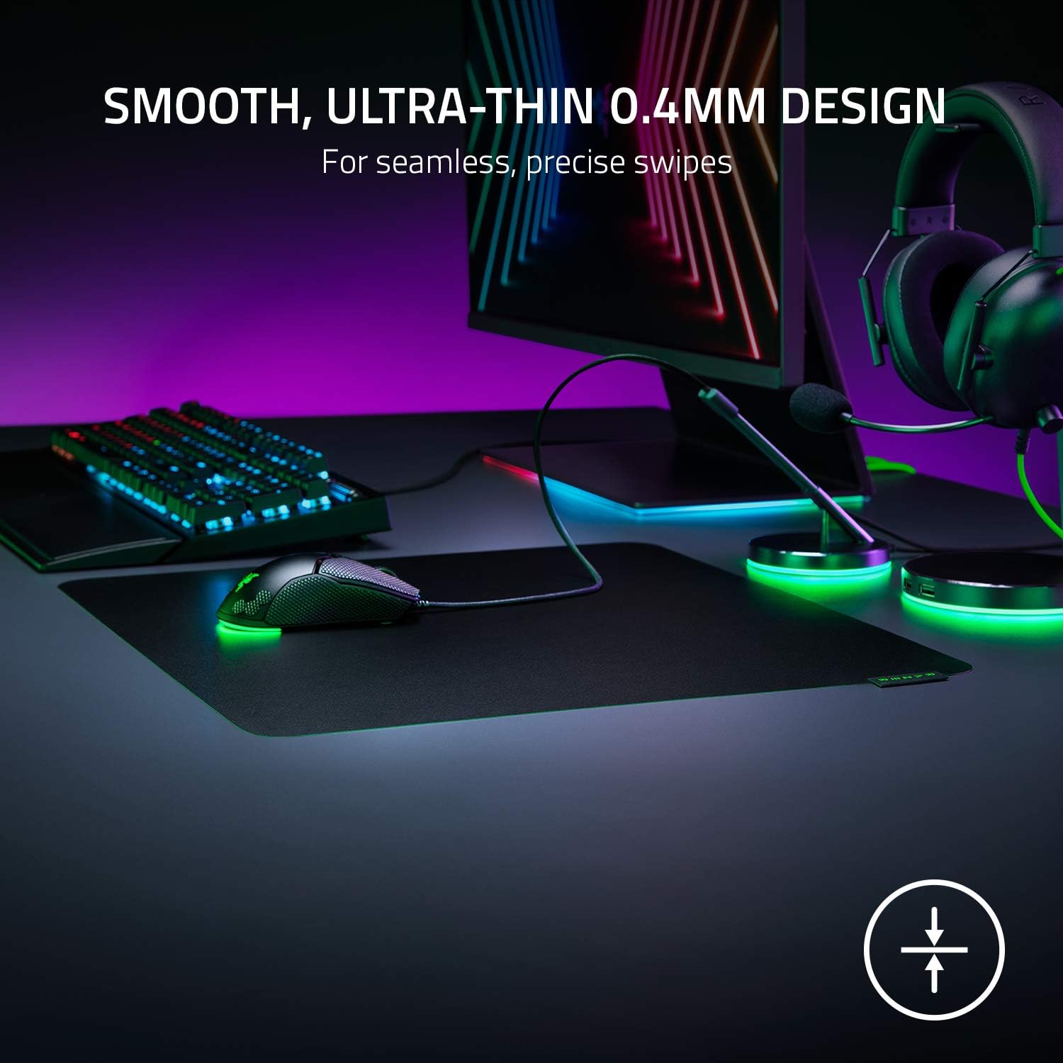 Razer Sphex V3 Ultra-Thin Gaming Mouse Mat - Large