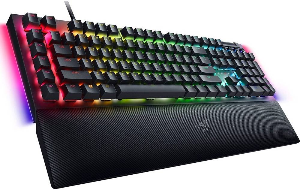 Razer BlackWidow V4 Mechanical Gaming Keyboard, Razer Yellow Switches