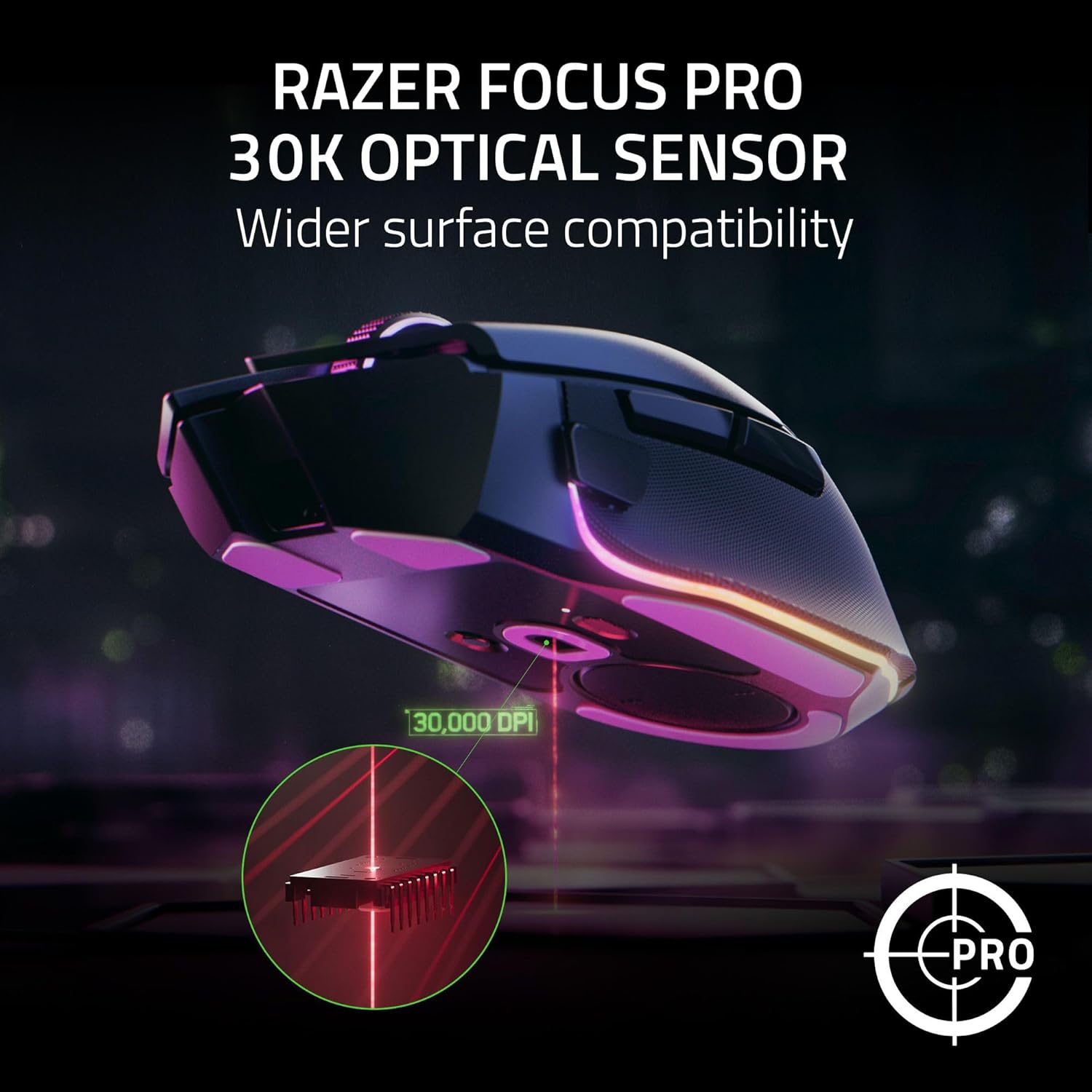 Razer Basilisk V3 Pro - Ergonomic Wireless Gaming Mouse
