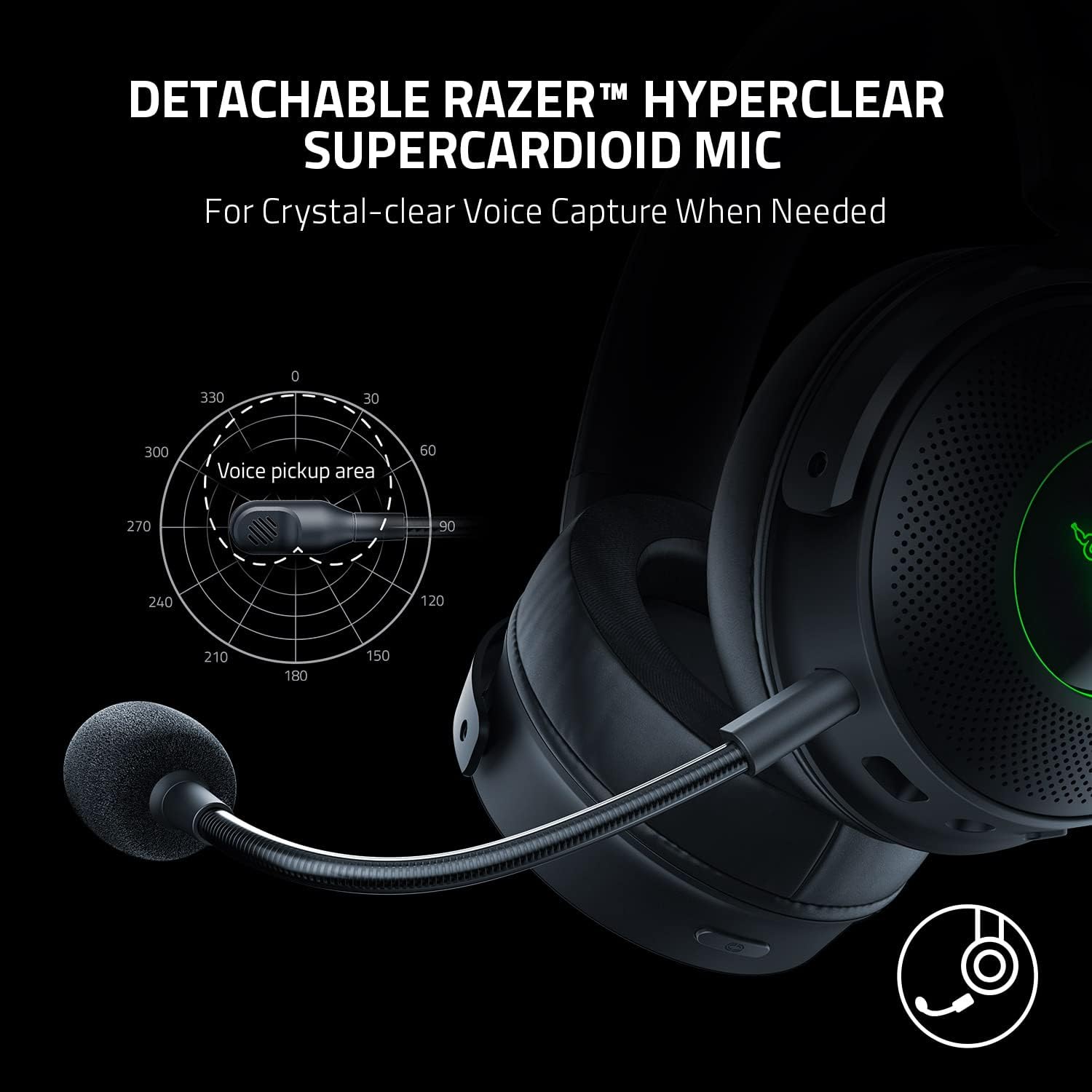 Razer Kraken V3 Pro Wireless Gaming Headset with Razer HyperSense
