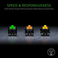 Razer BlackWidow Tournament Edition Chroma V2 - Compact Gaming Keyboard - Green Switch