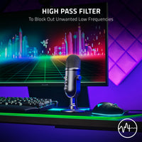 Razer Seiren V2 Pro - Professional-Grade USB Microphone for Streamers