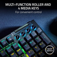 Razer BlackWidow V4 Mechanical Gaming Keyboard, Razer Green Switches