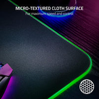 Razer Goliathus Chroma 3XL Gaming Mouse Pad: Micro-Textured Cloth Surface