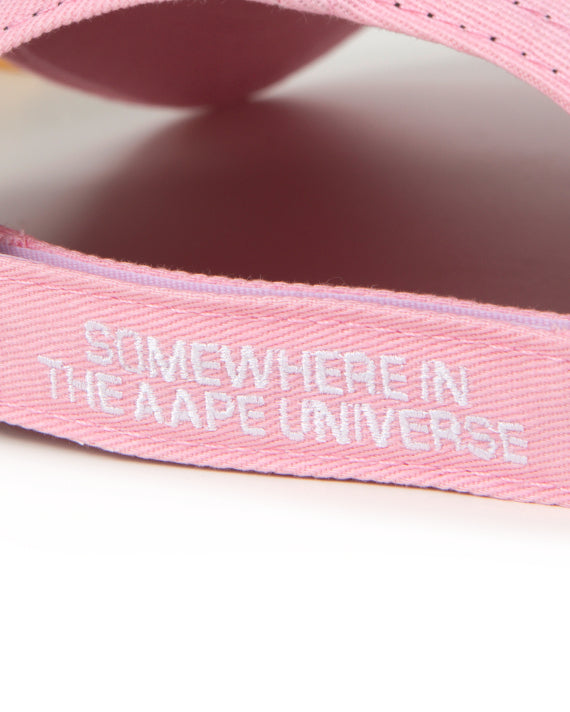 Aape moonface heart patch will cap pink