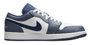 Jordan 1 Low Ashen Slate White Mystic Navy (GS)