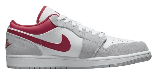 Jordan 1 Low Light Smoke Grey Gym Red