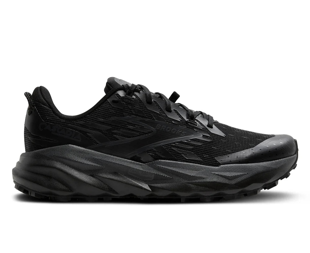 Brooks Cascadia 19 Black Black Ebony