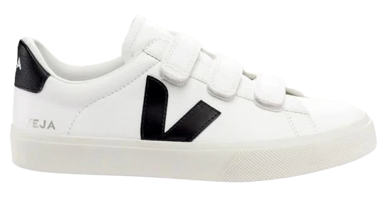 Veja Recife Logo Chromefree Leather Extra White Black
