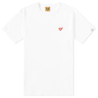 Human Made Heart Badge Slub Tee White