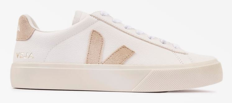 Veja Campo Chromefree Leather  Extra White Almond