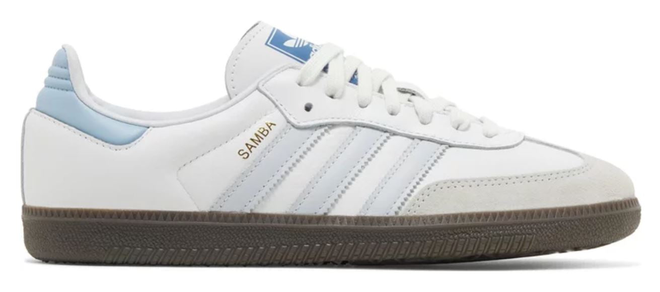 Adidas Samba OG White Halo Blue