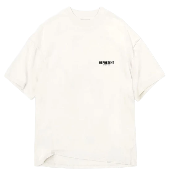 Represent Owners Club Tee Flat White