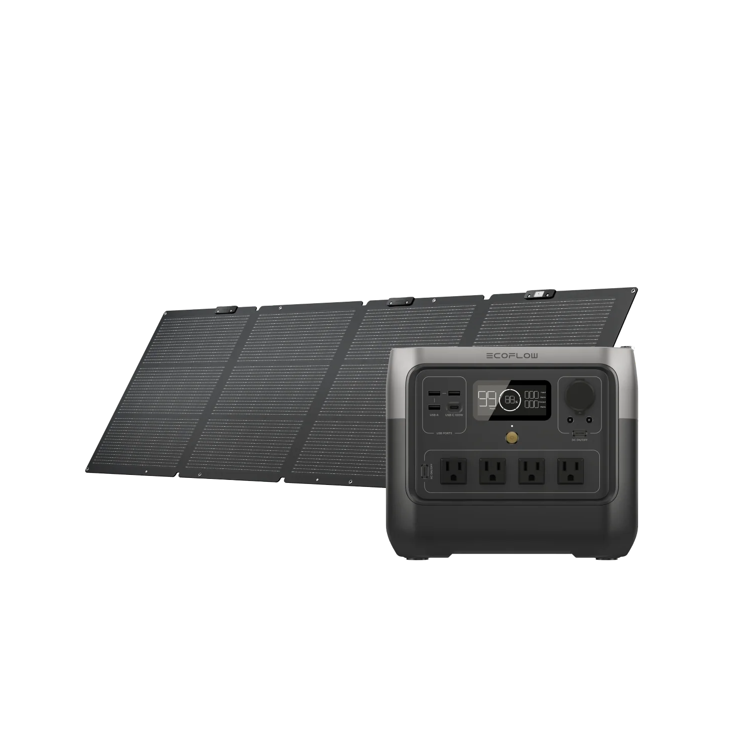EcoFlow RIVER 2 Max Solar Generator (PV160W NextGen)