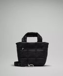 Lululemon Quilted Grid Tote Mini Black 5L